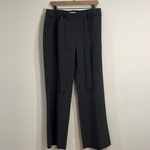 EUC ELLE Pinstripe Tie Front Slacks